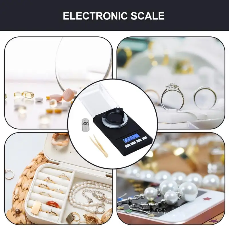 Mini Digital Pocket Scale Counting Mg Scale For Weighing Powders Digital Weighing Scale Milligram For Powder Medicine Jewelry