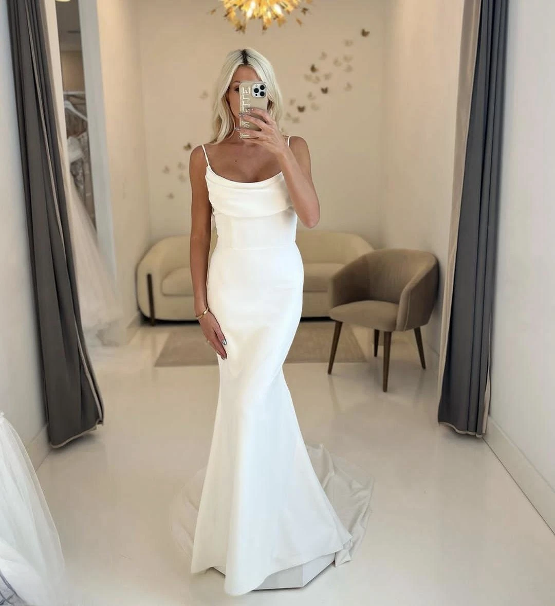 Sexy Wedding Dress Spaghetti Strap Sleeveless For Women Beach Cutomize To Measures Robe De Mariee Stunning Foor Length Bridal G