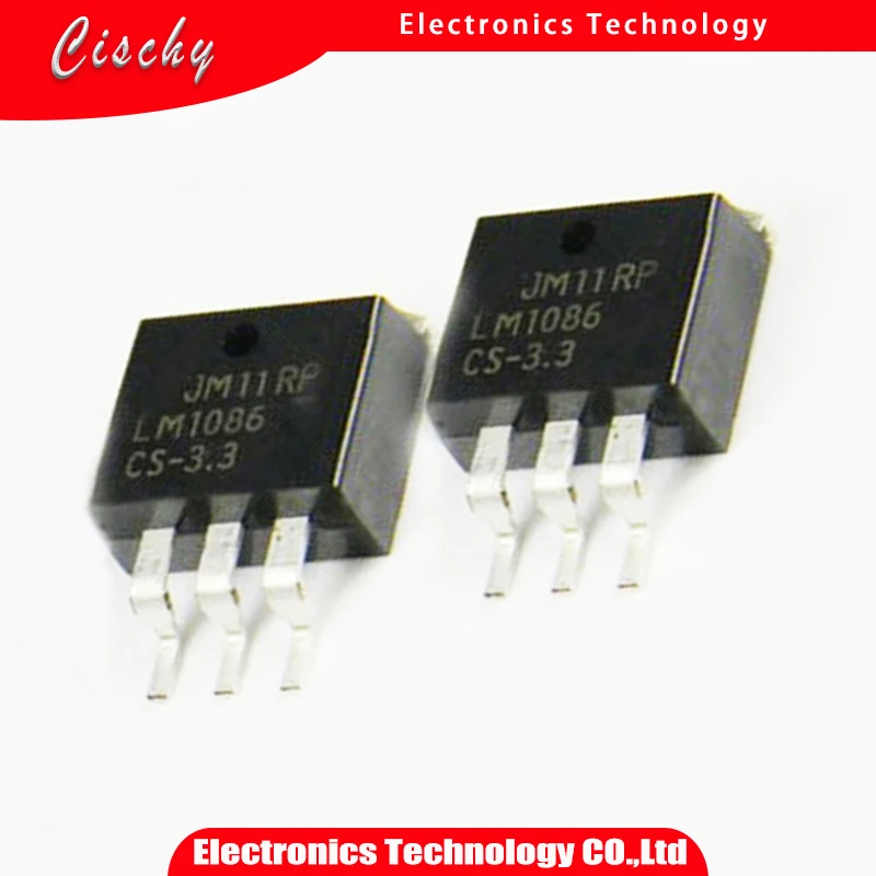 10pcs/lot LM1086 LM1086CS-3.3   authentic and new TO-263 In Stock