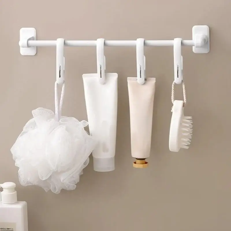 Multi Purpose Plastic Hanging Clips Portable Towel Curtain Clamps Kitchen Bathroom Storage Supply
