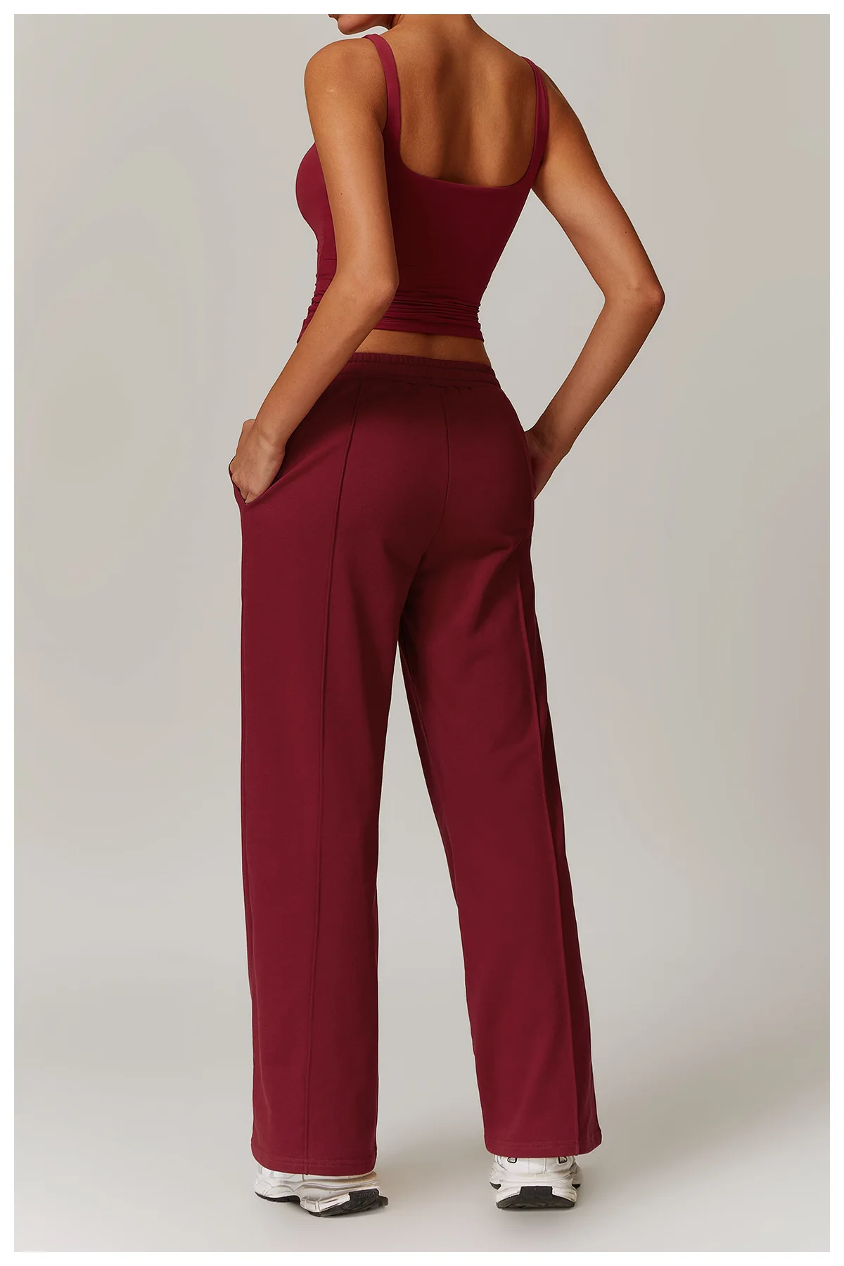 Sommer Damen Workout Yoga Tanktop Schnelltrocknende Sportweste für Frauen Lauf-Tight-Top Damen U-Rücken Fitness Unterwäsche – Detail 21