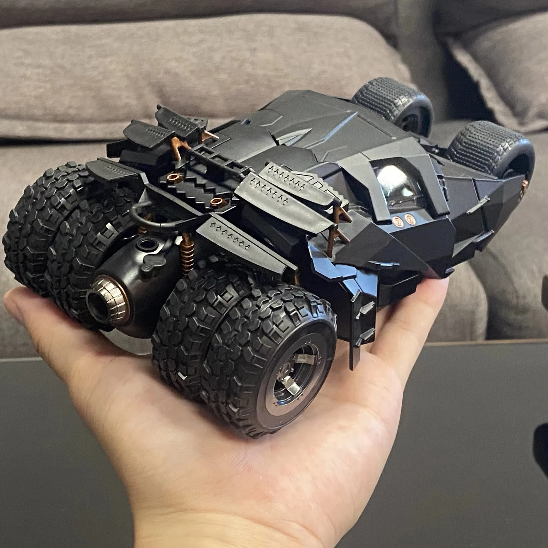 1:24 BAT Batmobile Tumbler Alloy Car Diecasts & Toy Vehicles Car Model Miniature Scale Model Car Toys For Children