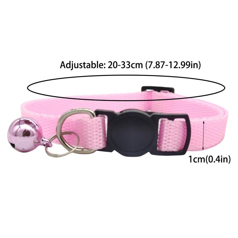 12pcs Dog Collar Cat Polychrome Cat Head With Bell Durable Adjustable Safety Buckle Prevent Suffocation Cat Collar Pet Collar