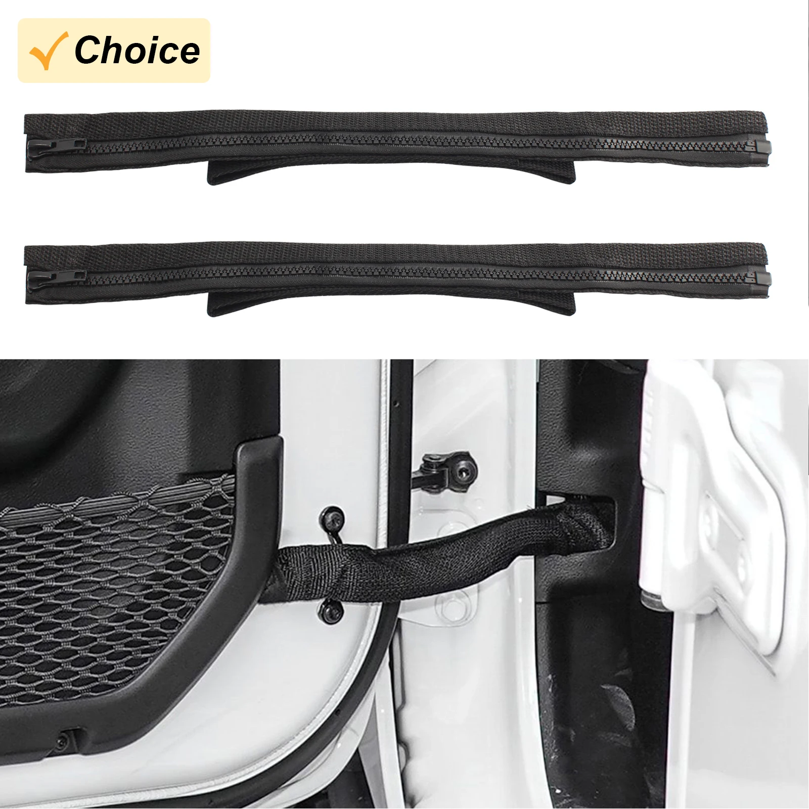 Door Limiting Protection Check Strap For Jeep Wrangler JK/JL 2007 2008 2009-2022 2023 2024 Oxford Cloth Car Interior Accessories