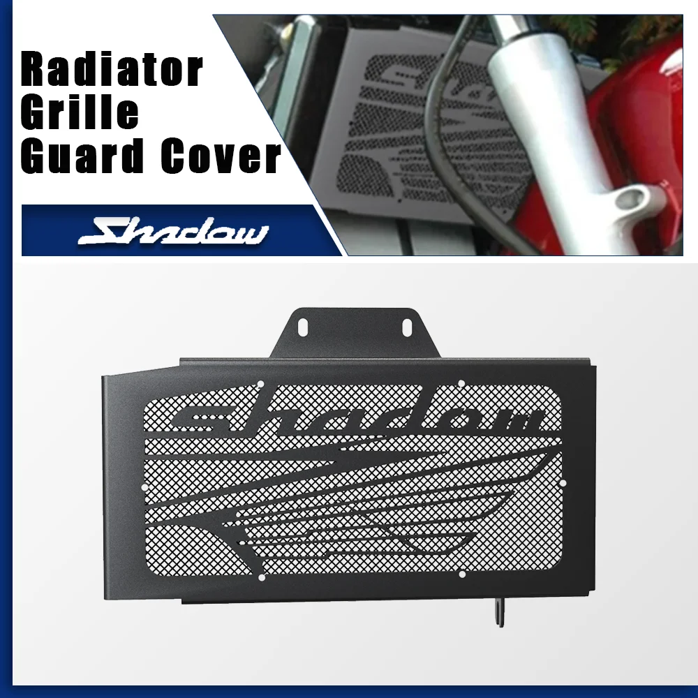 Motorcycle FOR Honda VT 125 Shadow 1999-2007 2006 2005 2004 2003 VT125 shadow Radiator Grille Guard Cover Water Tank Protection