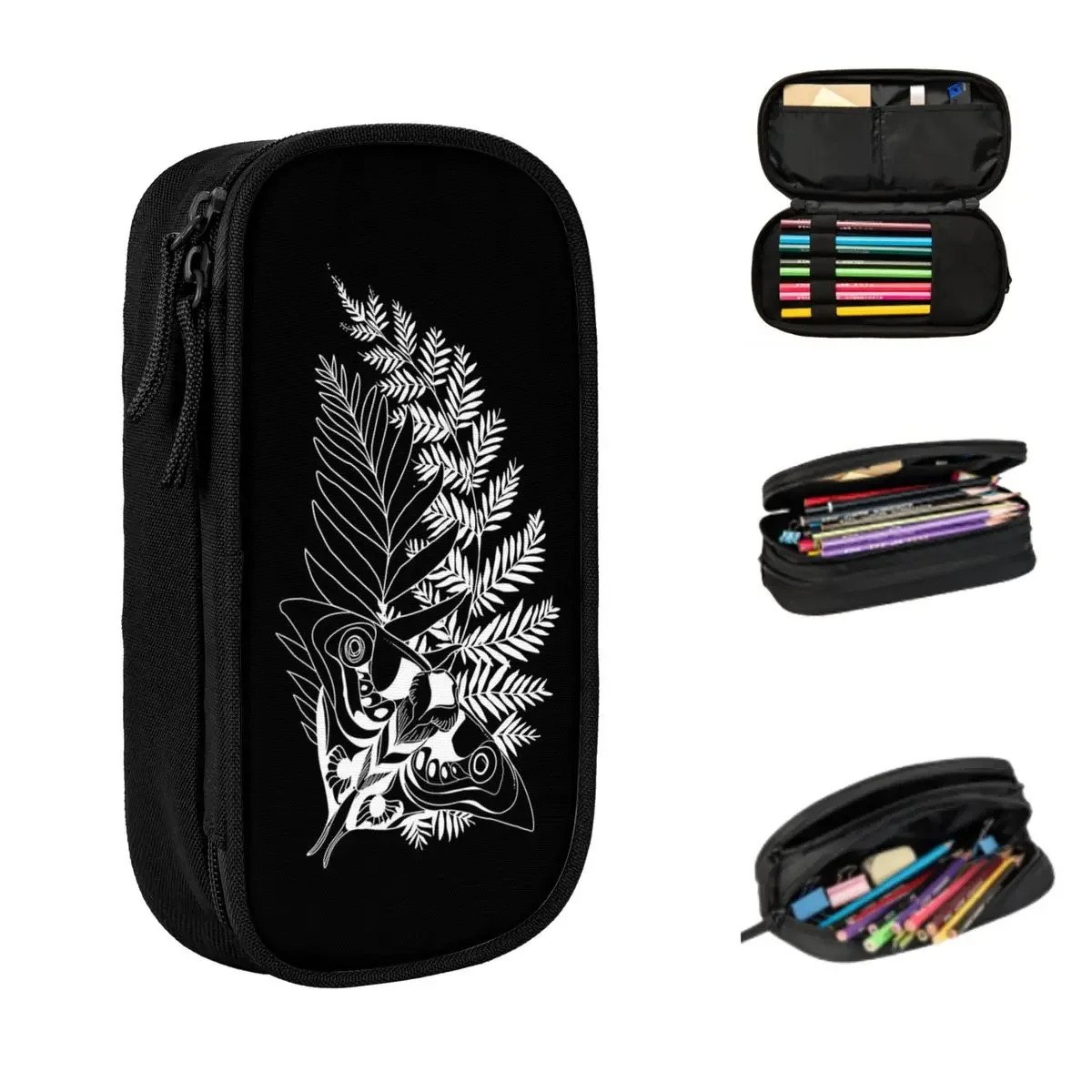 Ellie Tattoo Pencil Cases Large Capacity Pen Bags Pen Box Pencil Pouch For Boys Girls Students Stationery School Office