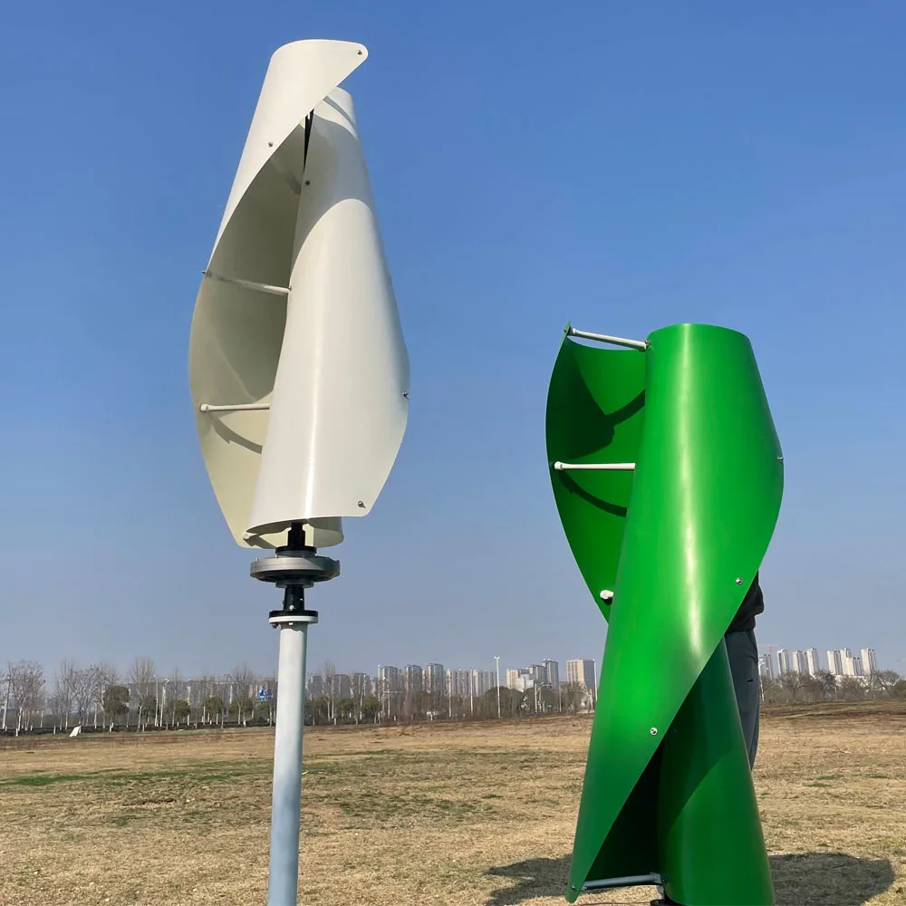 1KW 2KW 3KW Vertical Wind Turbine Permanent Magnet Generator 3 Phase 12V 24V 48V 96V 220V Vertical Axis Coreless Wind Generator