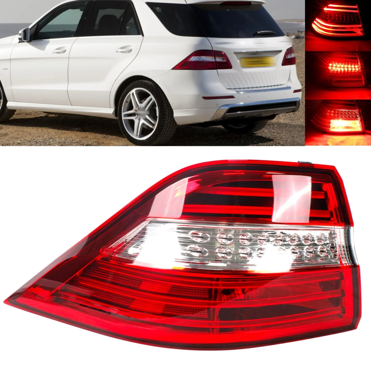 

Left Outer Side LED Tail Rear Lamp Light A1669063501 For Mercedes Benz W166 ML350 ML550 2012 2013 2014 2015 car assecories