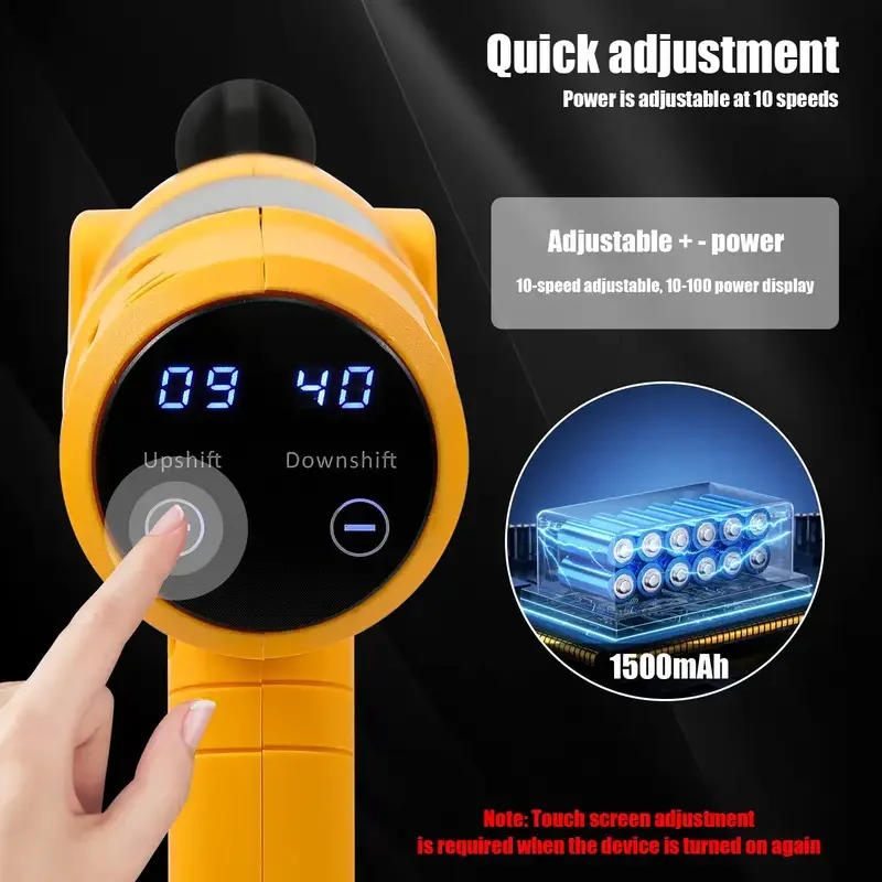 Cordless High Pressure Car Wash Washer Gun Generator 6in1 Nozzle Digital Display Cleaner Water Gun Spray For Makita 18V Battery