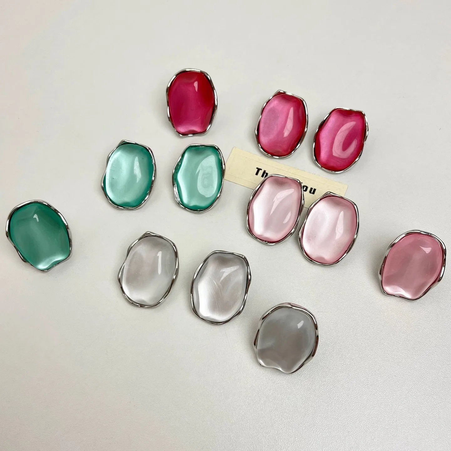 Luxury High Sense Water Ripple Open Ring Shimmering Wavy Texture Exaggerated Gemstone Ring Niche Designer Daily Party Accessorie