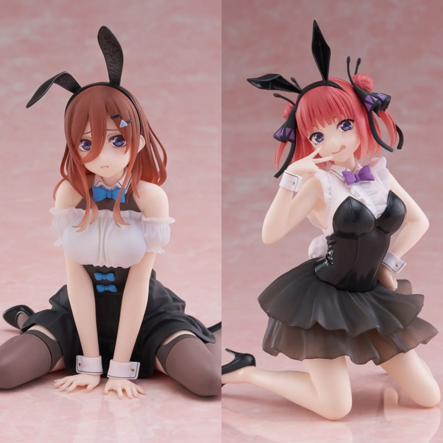 

Квинтэссенция квинтуплетов Nakano Nino Miku Bunny Girl Поза на коленях ПВХ Фигурки Коллекция Модель Игрушки Подарки Настольные Подарки