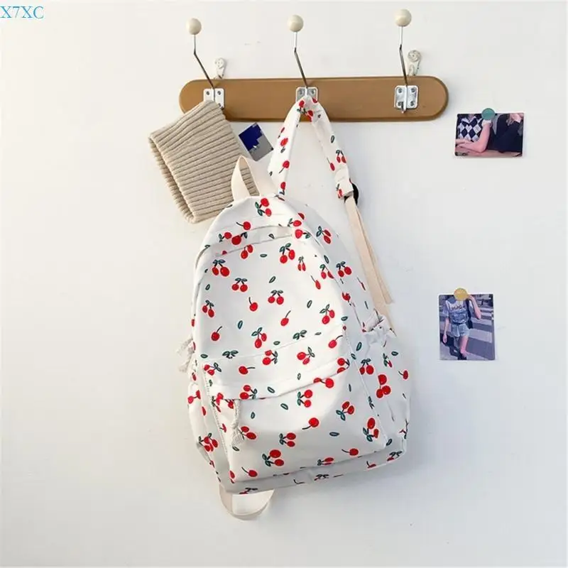 X7XC Practical Japanese Fruit Design Backpack for Shopping and Outdoor Activities
