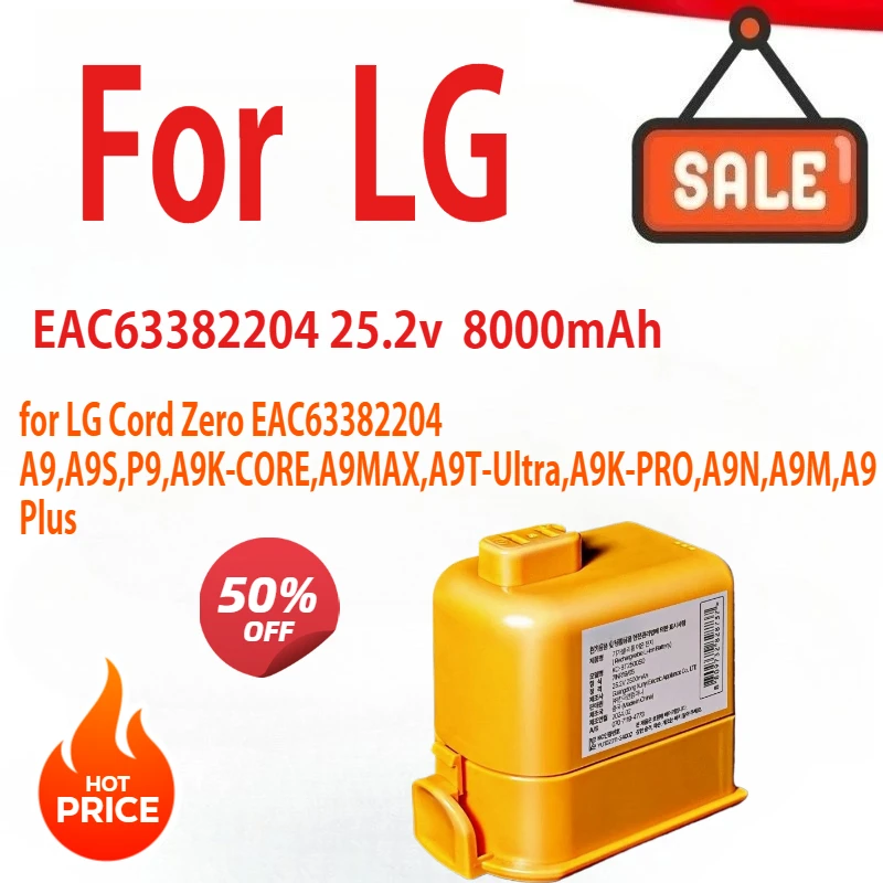 

8000mAh Replacement Battery Compatied LG Cord Zero EAC63382204 A9,A9S,P9,A9K-CORE,A9MAX,A9T-Ultra,A9K-PRO,A9N,A9M,A9 Plus