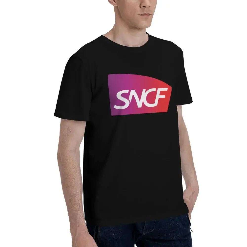 SNCF Fashion T Shirt Printed Cotton Men's T-Shirt Men Tops Funny Short Sleeve Tee