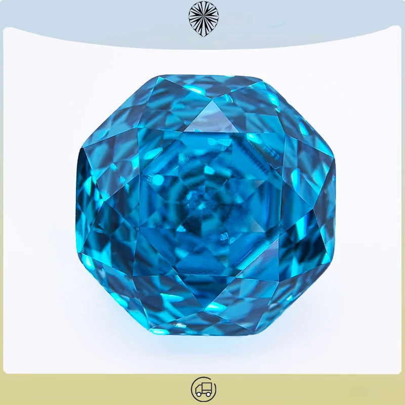 

Cubic Zirconia Wholesale Sea Blue Color Rose Cut Charms Bead for DIY Jewelry Making Earrings Bracelet Materials No Certificate