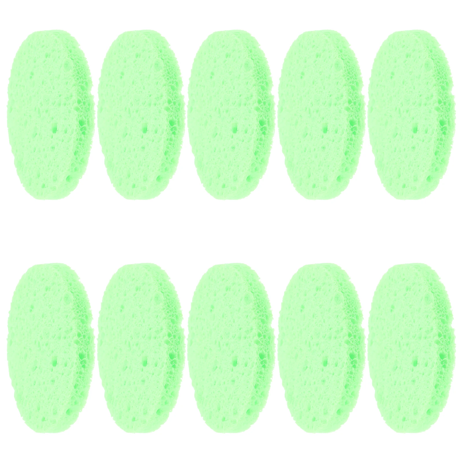 

10pcs Crab Humidity Sponge 60mm Round 8mm Thick Unbleached Pet Tank Supplies Multi Purpose Sponges Habitat Accessories