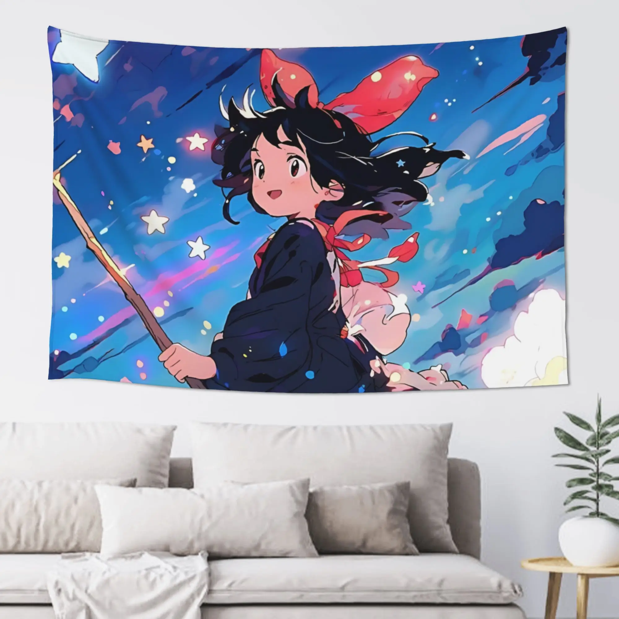 Anime Kikis Delivery Services Cutecore Tapestry Room decoration  Home Decoration Tapestry Decor Accessories Cute Room Decor