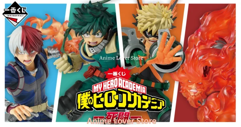 Bandai Original My Hero Academia Ichiban KUJI Fight To The Death Izuku Katsuki Bakugou Shigaraki Tomura Dabi Anime Figure Toys