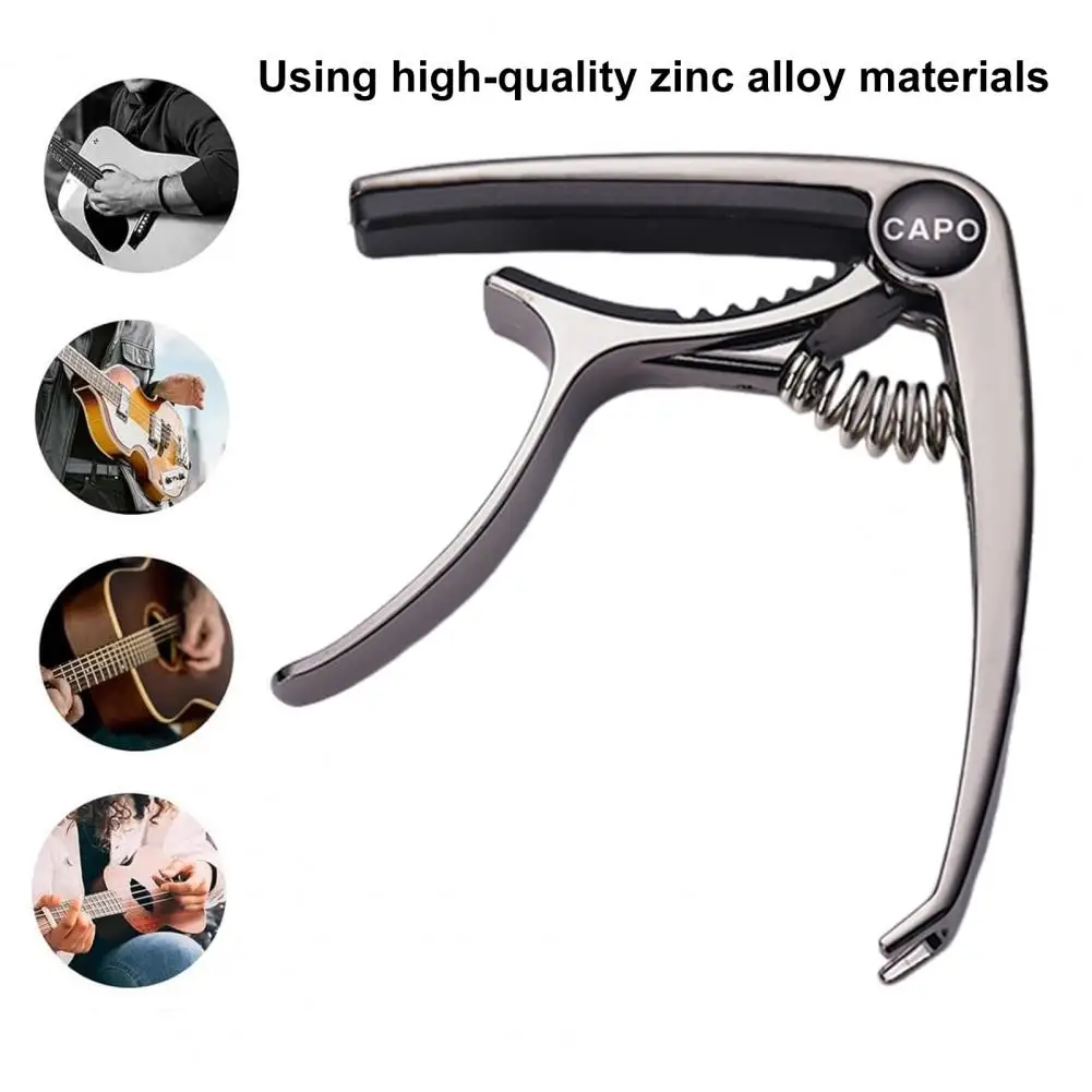 Zinc Alloy Guitar Capo Universal Ukulele Acoustic Folk Electric Guitar Clip Music Instruments Tools Guitar Accessories 기타 리더.