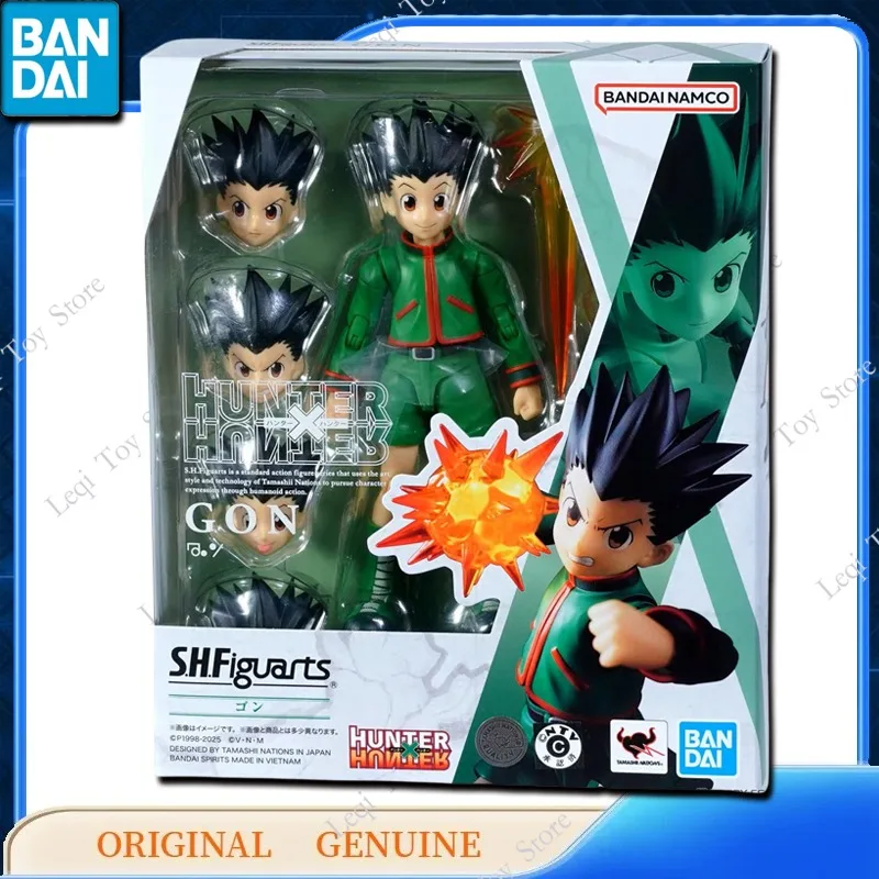 

Bandai оригинальные Gundam SHF SHFiguarts HUNTER GON экшн-фигурки аниме игрушки для мальчиков и девочек детский подарок модель украшения