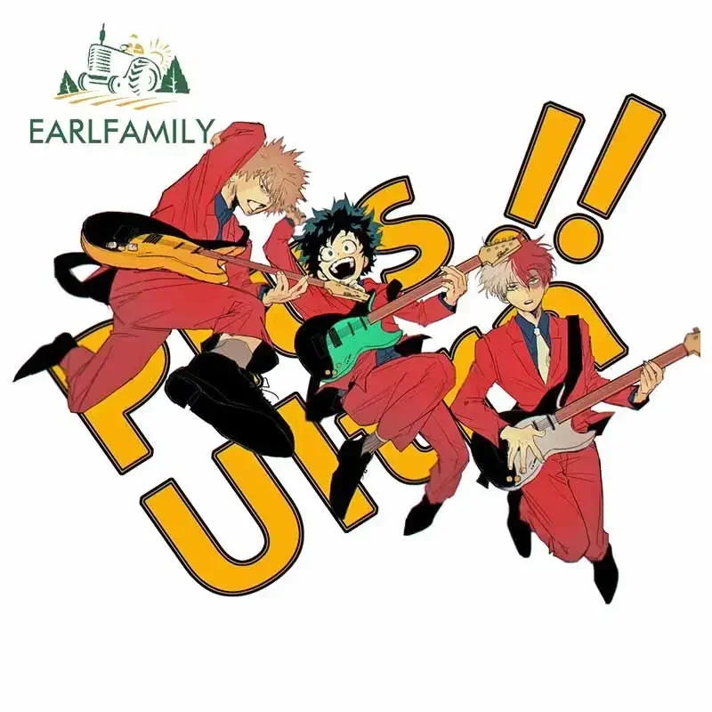 EARLFAMILY 13 سنتيمتر X 9.9 سنتيمتر ل Izuku Midoriya Bakugo Katsumi موضة سيارة ملصق مقاوم للماء شخصية الزجاج الأمامي السيارات الشارات