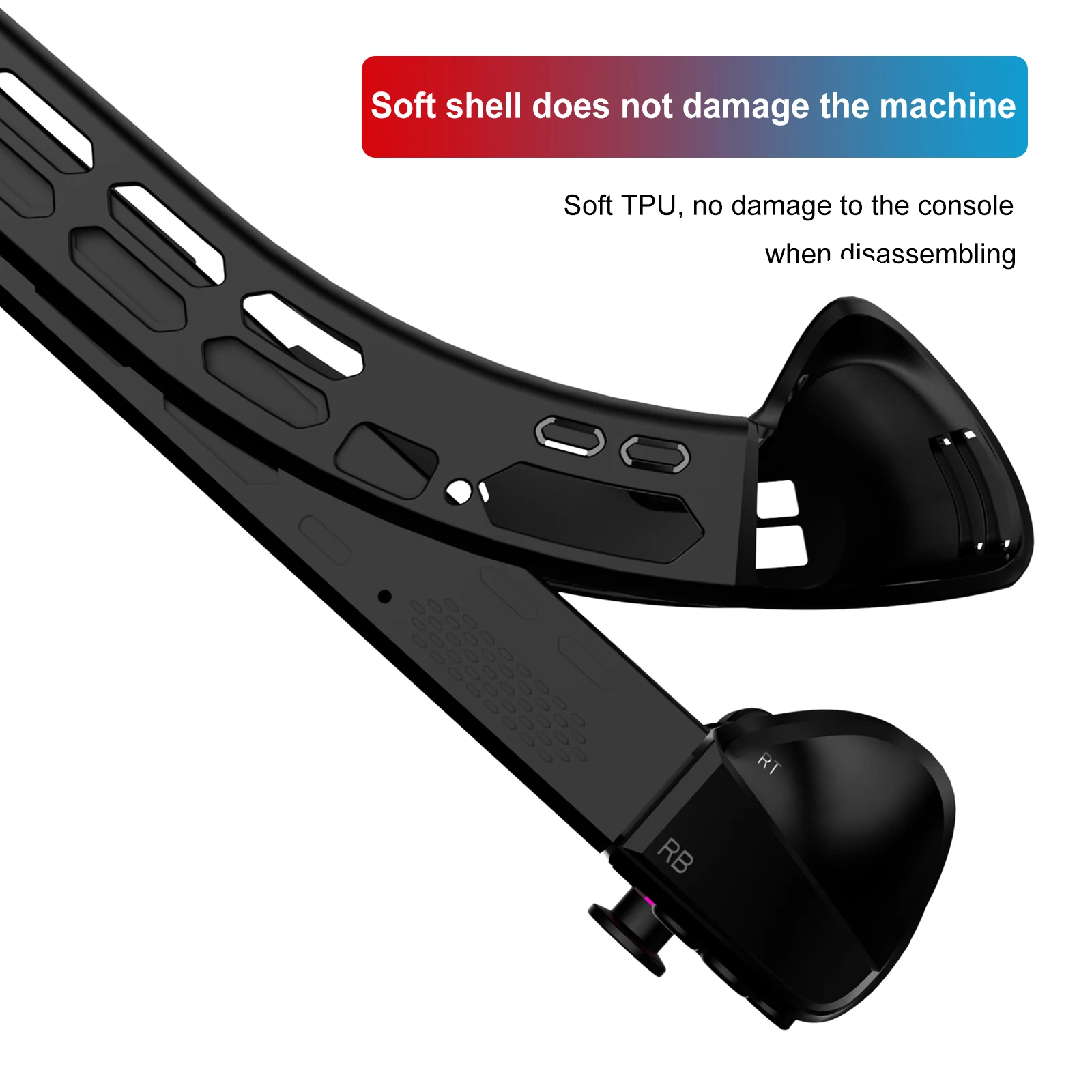 

Защитный чехол для Lenovo Legion Go 2 с TPU-покрытием, ударопрочный, противоскользящий, с подставкой, мягкий чехол из TPU.