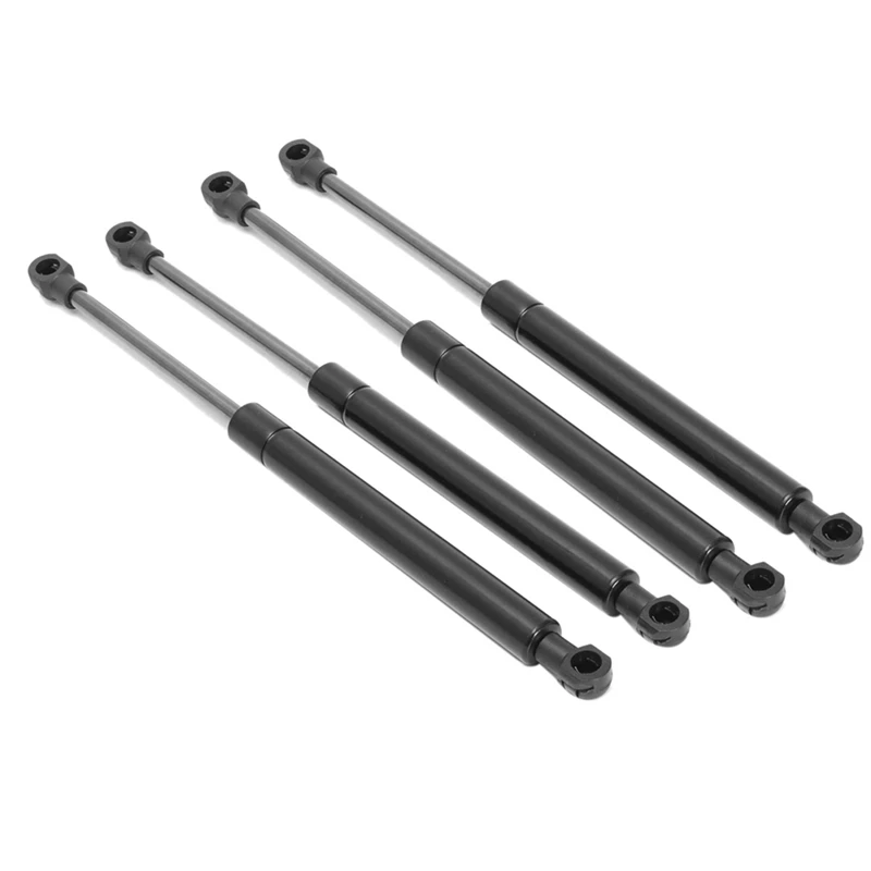 

4Pcs Car Front Bonnet Hood Gas Lift Support Shock Struts Black For Bmw E60 E61 525I 528I 530I 502488586-X2 51237008745