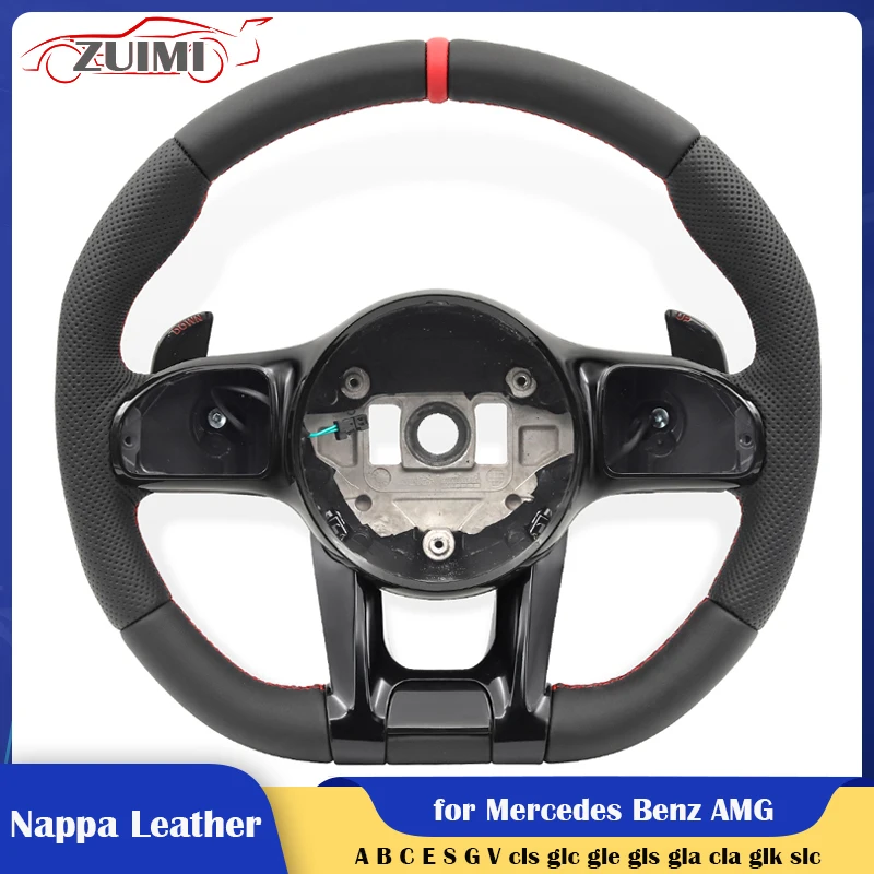 

Car Steering Wheel for Mercedes-Benz AMG cls glc gle gls gla W204 W205 W206 W213 W217 W221 W222 W223 E220 E300 S63 C217 G63 350d