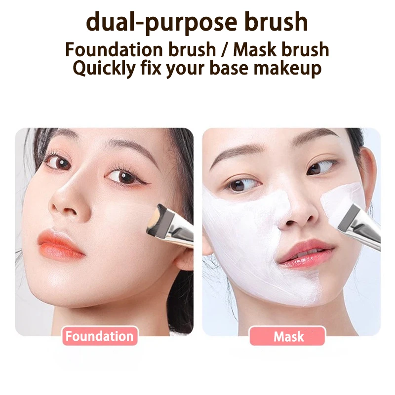 brush for makeup base Ultra Thin Foundation Brush Flat Contour Brush Facial mask brush cheap makeup brush