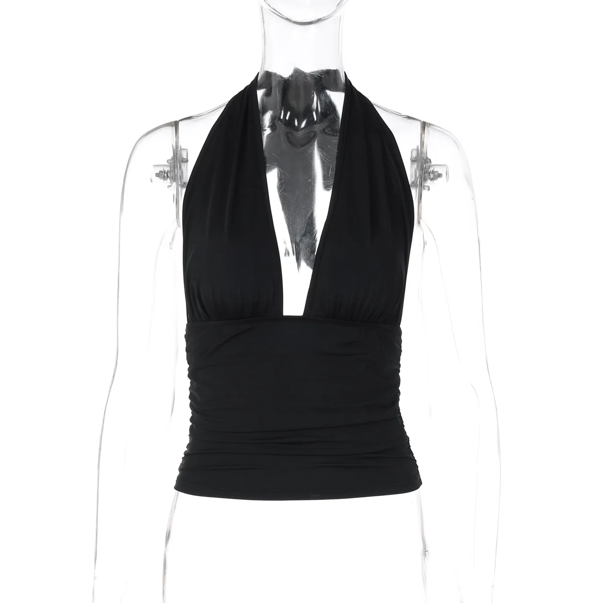 Sexy halter topos t camisas moda moletom streetwear 2025 roupas de verão coreano moda feminina y2k elegante topos t