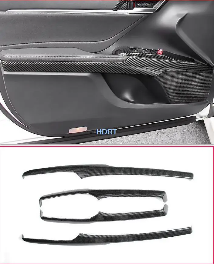 

For Toyota Camry 8th Sedan 2018-2021 Inner door Door panel panel Patch Car door handle Interior upgrade decoration Bright strip