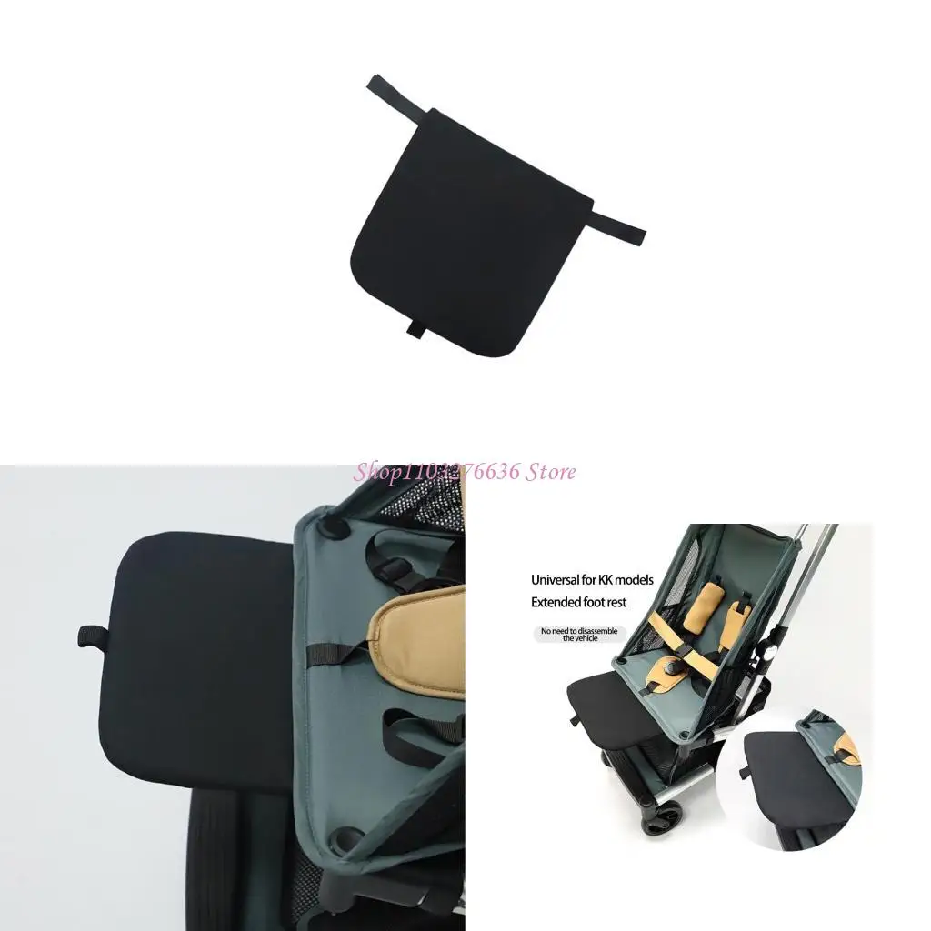 

R6FD Anti Fall Strollers Footrest Leg Support Panel Adjustable Safety Straps Extended