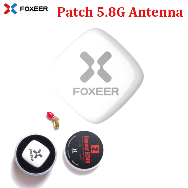 Foxeer Echo 2 Patch 5.8G Antenna 8DBi 5.8GHz RHCP LHCP SMA Mini FPV Antenna for FPV Goggle