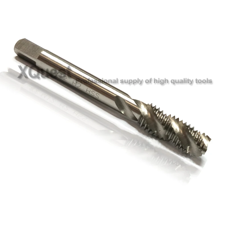 XQuest Machine Right Hand 6542 HSS Spiral Flute tap M12 M12X1.75 Fine Thread screw Fluted taps M12X1.5 M12X1.25 M12X1