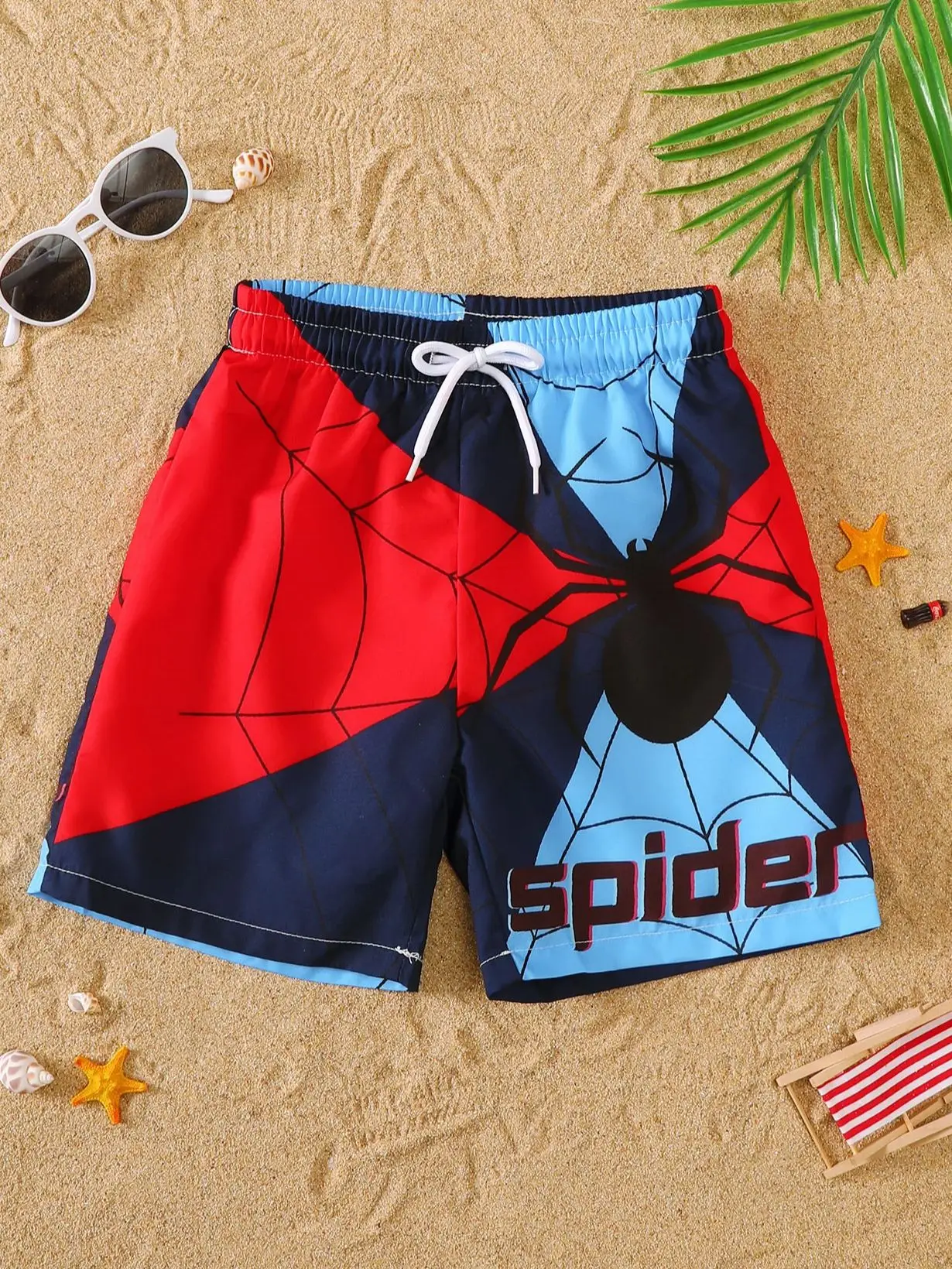 Infant Boys Summer Color Block Beach Shorts Toddler Kids Clothing Breathable Lightweight Fabric for Comfortable Playtime