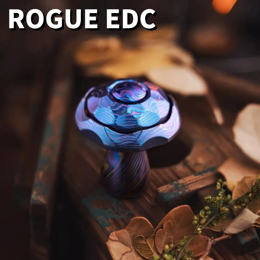 ROGUE EDC matériaux spéciaux champignon Fidget Spinner rotor mécanique Fidget jouets pour adultes jouet de bureau
