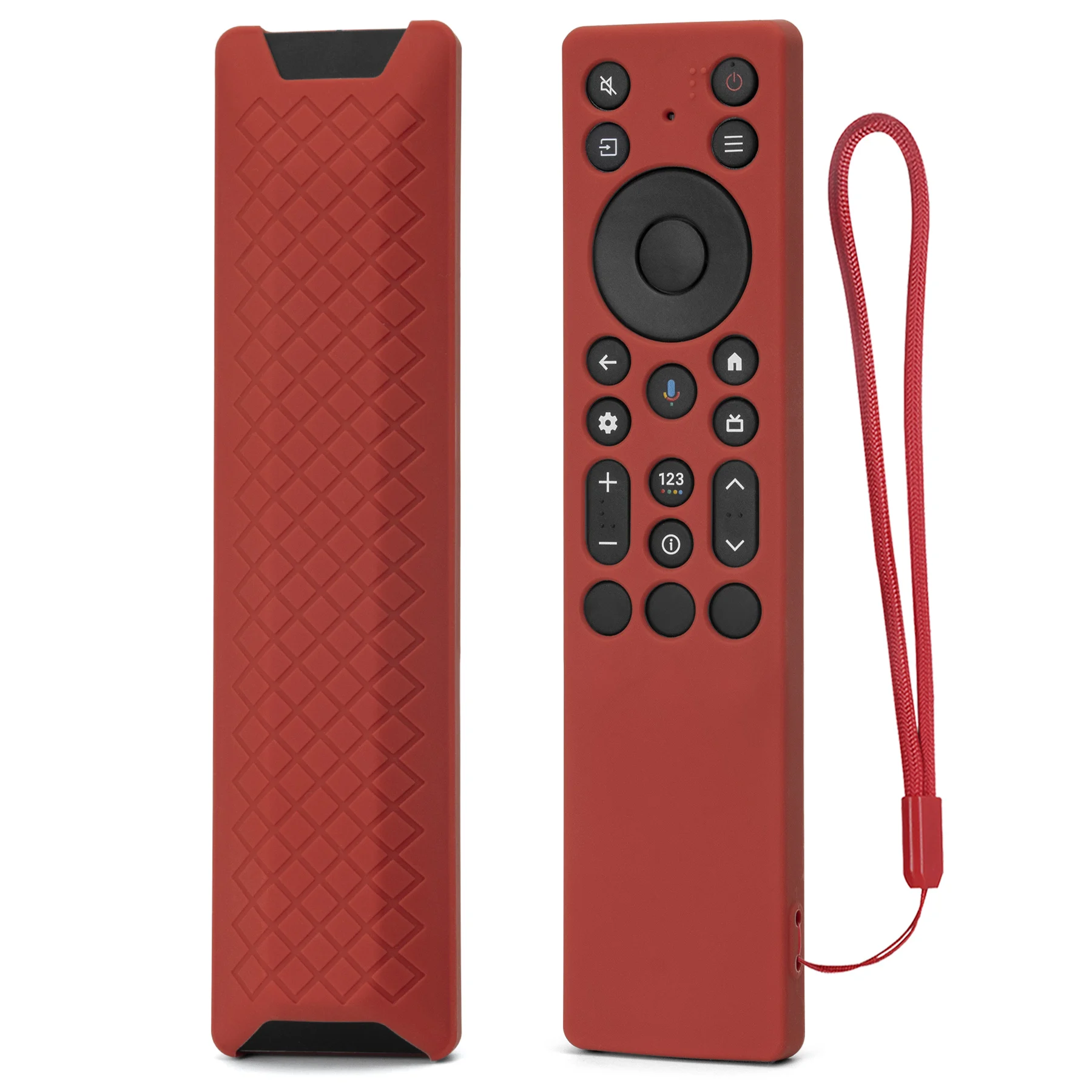 Silicone Case Fit for  TCL RC933A Remote for FMB1 QM8K Smart TV Remote Control Protective Cover Anti-Slip Shockproof Washable
