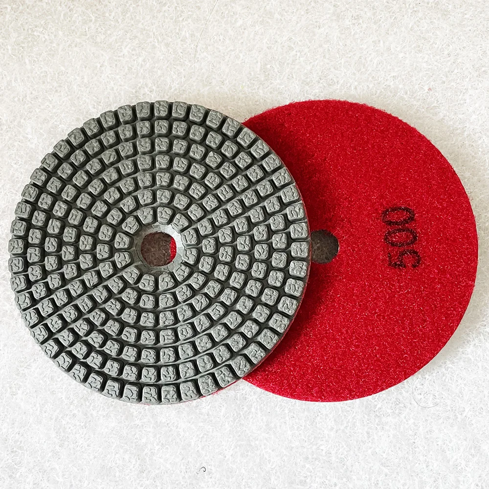 

8Pcs 4" 100mm New Style Sharp Wear-resistant Diamond Wet Polishing Pad For Grinding Granite Concrete Floor Marble Ceramic Tile