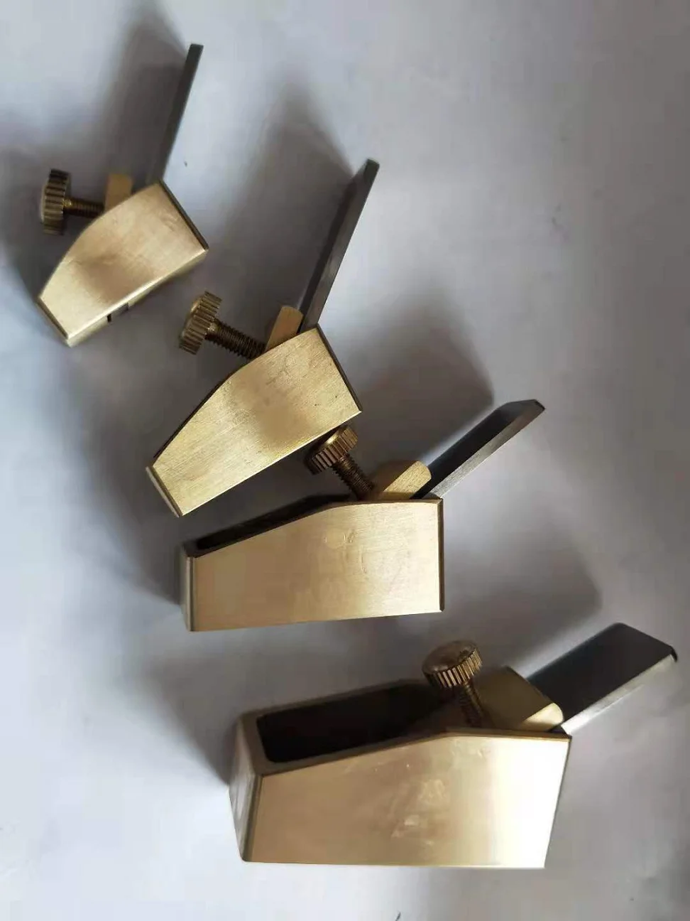 7 PCs mini brass planes