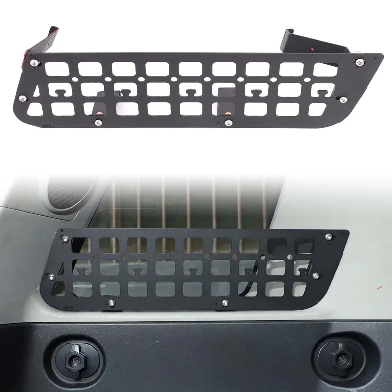 

1 шт., черный алюминиевый сплав для Toyota FJ Cruiser 2007-2021, багажник автомобиля, боковое окно, забор для хранения, аксессуары для модификации автомобиля