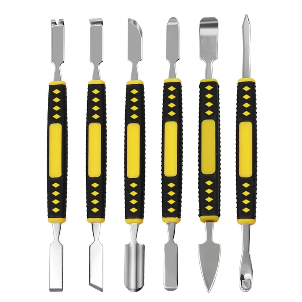 

6Pcs Metal Disassemble Crowbar 6pcs Set Boot Stick Mobile Phone Digital Mini Home Appliance Tool Electronic Repair Hand Tool