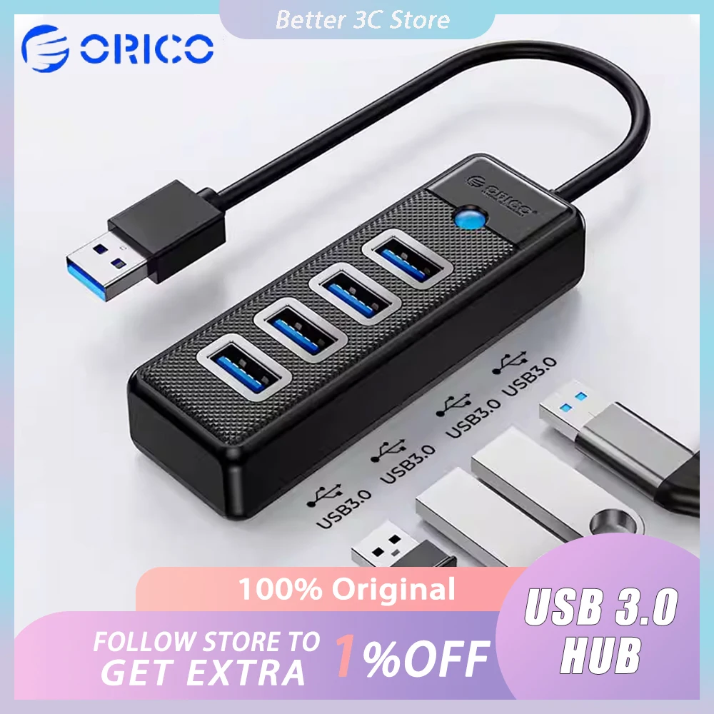 ORICO USB 3.0 HUB 4 порта Type-C Splitter 5 Гбит/с Высокоскоростной OTG адаптер для ПК Компьютерные аксессуары для Macbook Pro HUAWEI Xiaomi ORICO USB 3.0 HUB 4 порта Type-C Splitter 5 Гбит/с Высокоскоростной OTG адаптер для ПК Компьютерные аксессуары для Macbook Pro HUAWEI Xiaomi