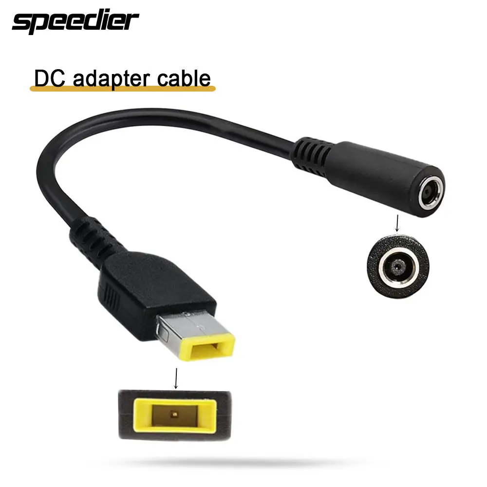 15cm Laptop Power DC Adapter Cable Large Square Mouth To DC 4.5x3.0mm Female Power Cord 0.15m 4530