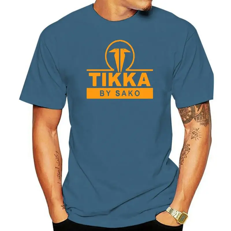 New Tikka By Sako Finland Firearms Logo Men's Black T Shirt Size S To 3xl Youth Gift Cotton 100%