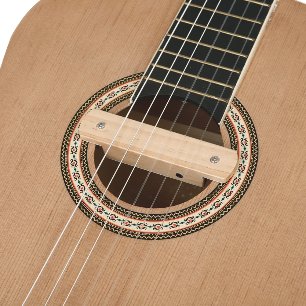 لاقط فتحة الصوت للجيتار الصوتي القيثارة الكمان الخشب لاقط سلبي لا يوجد حفر صحيح إلى سهل التركيب