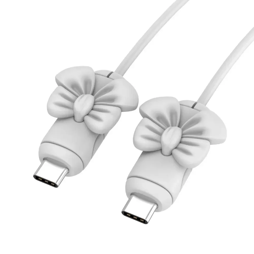 حامي كابل جديد غطاء سيليكون ناعم من النوع C حامي كابل الشاحن الملحقات العملية