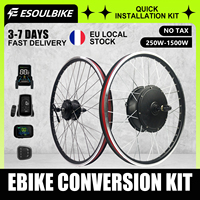 ESOULBIKE eBike Conversion Kit 48V 1500W 1000W 36V 250W 500W Front Rear Wheel Hub Motor 26 28 29inch 700C Electric Bicycle kit