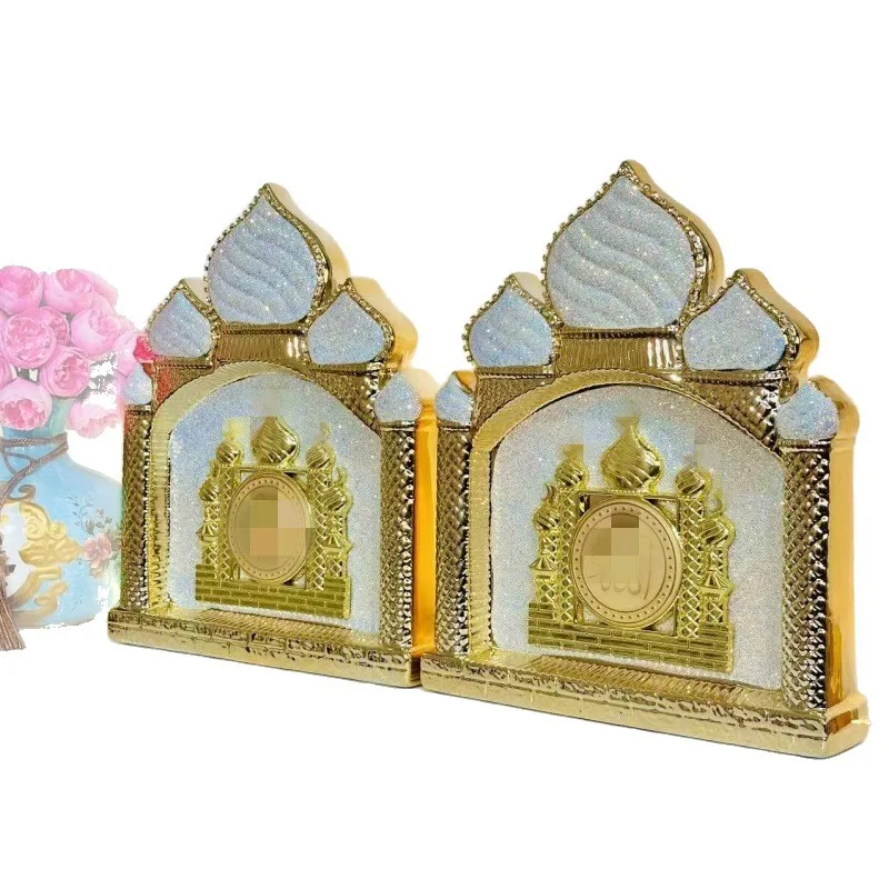 

Direct supply for wedding Arabic handicrafts, Middle East, UAE decoration, gold crescent moon, treasure top ceramic ornaments