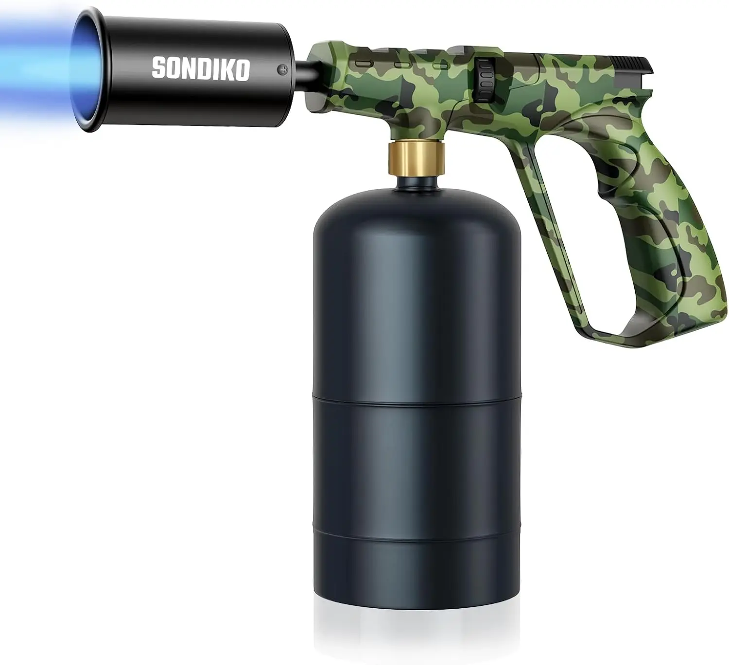 

Adjustable Propane Torch for Cooking, BBQ, and Camping - High Heat Flame Tool
