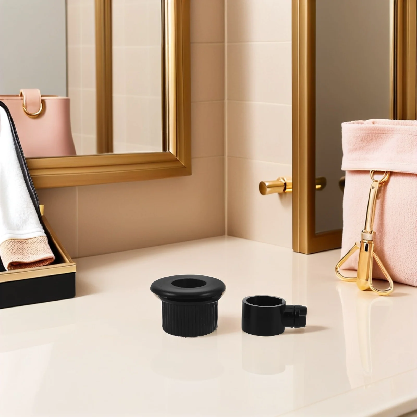 

4pcs Plastic Rotating Rack Threaded Accessory For Jewelry Display Adjustable Swivel Mechanism Space-Saving Retail Exhibition